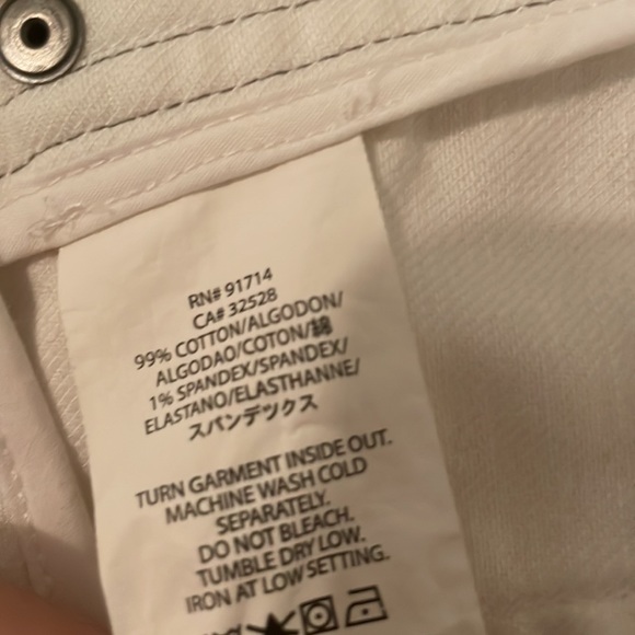 Armani Exchange white blazer jacket size Small EUC - Picture 8 of 8